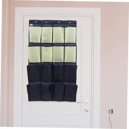 Holibanna Hanging Shoe Rack over The Door Organizer Door Storage Bag Oxford Cloth Organizer