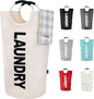 Caroeas 90L Laundry Basket (13 Colors), Waterproof Laundry Hamper, Laundry Bag with Padded Handles, Clothes Hamper, Collapsible Laundry Basket Easy Storage