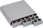Mind Reader Single Serve Coffee Pod Organizer with 3 Drawers, 36 Pod Capacity, Countertop, 13.5"L x 12.25"W x 2.5"H, Gray