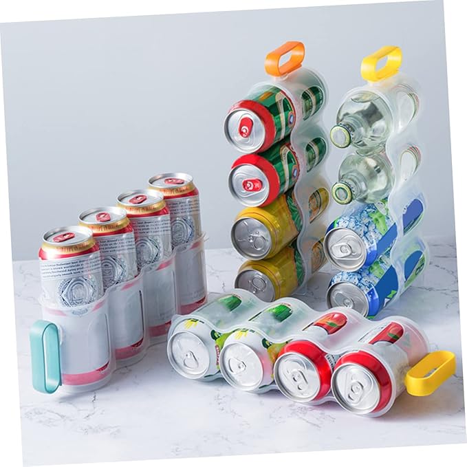 Hemobllo 3Pcs Can Dispenser Organizer for Refrigerator Versatile Soda Rack for Drinks Beer and Canned Beverages Storage for Home Kitchen and Pantry