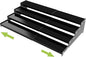 Jojocross Expandable 4-Tier Step Spice Rack Organizer for Kitchen Cabinet Modern Design and Non Skid Space Saving Storage Shelf for Countertop Cabinets Pantry(1Pack/Black)