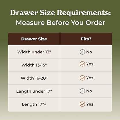 SMIRLY Silverware Drawer Organizer – Bamboo Kitchen Drawer Organizer, Adjustable Utensil Holder and Cutlery Tray, Drawer Dividers for Flatware and Kitchen Utensils
