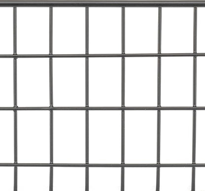 Whitmor 4 Pack Black Wire Storage Baskets for Office, Pantry, Kitchen Bins & Freezer Organizing