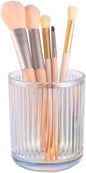 DASITON Makeup Brush Holder Organizer, Crystal Glass Makeup Brushes Storage Holder, Vintage Make Up Brush Cup for Vanity, Pen Pencil Holder for Desk, Toothbrush Holders for Bathroom (Colorful S)