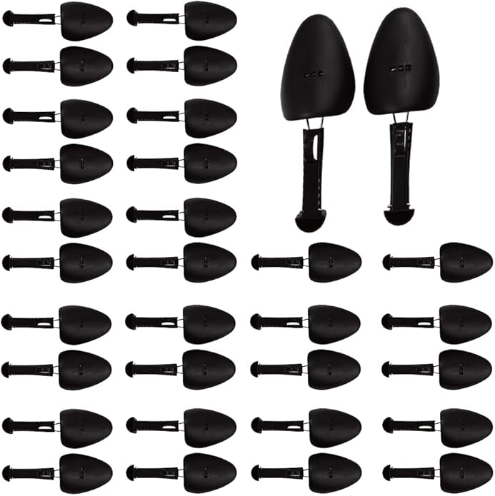YY YEARCHY Shoe Trees for Men 16 Pairs Adjustable Plastic Shoe Holder Shape Support