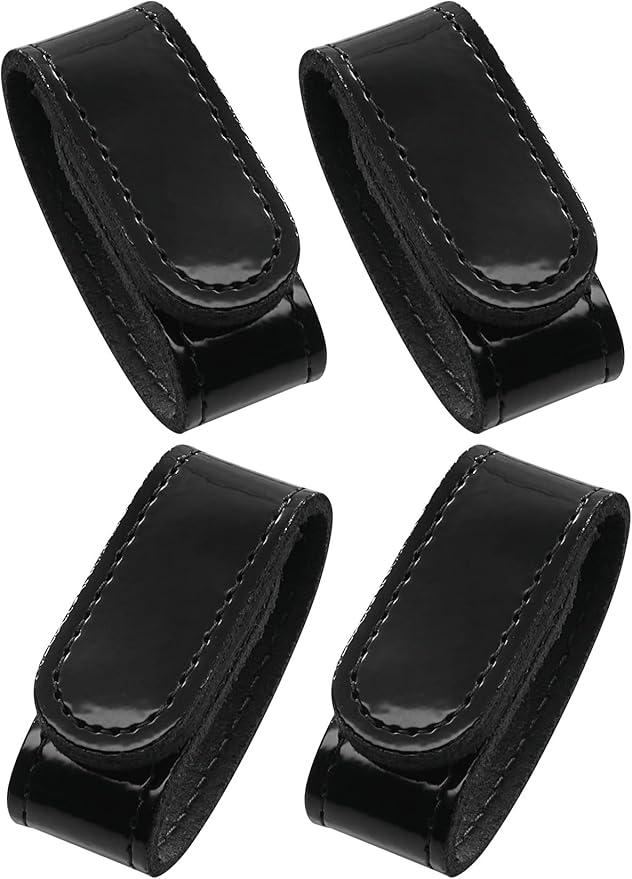 Perfect Fit Shield Wallets Duty Belt Keeper with Double Snap Closure (Pack of 4)