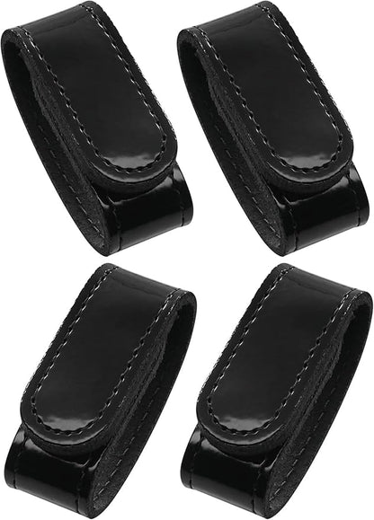 Perfect Fit Shield Wallets Duty Belt Keeper with Double Snap Closure (Pack of 4)