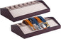 High-end Belt Storage Box,Tie Display Case, Lacquer Belt Display Rack Multi-Grid Wooden Grain Belt Box, Perfect etc