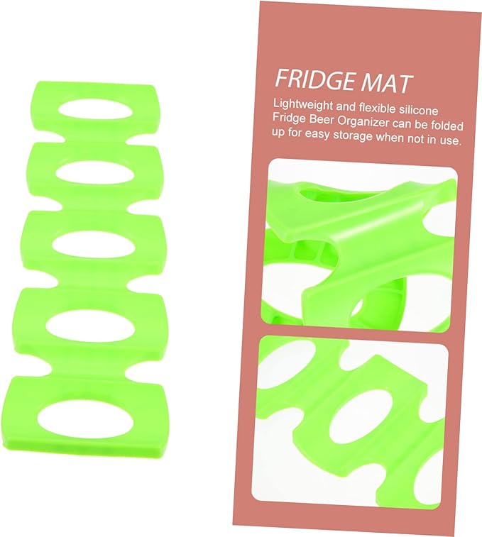 Fridge Can Organizer Refrigerator Wine Rack Soda Can Dispenser Beer Mat