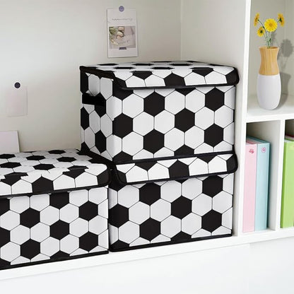 Stackable Clothes Storage Bins with Lids,Closet Organizers Fabric Cat Printing Box for Home and Office,Blanket Clothes Organizers,Under Bed Storage Containers 3 Pack.