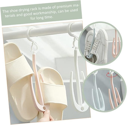 PRETYZOOM 10pcs Shoe Drying Racks Over The Door Shoe Organizer Slim Rack Cube Organizer Drying Holder