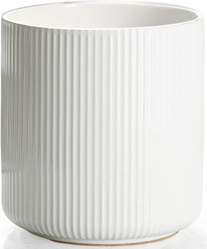 getstar Large Utensil Holder for Kitchen Counter, 5.6" Vintage Ceramic Utensils Crocks Utensil Organizer for Spatula Farmhouse Kitchen Decor