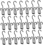ABOOFAN 25pcs Hanging Shoe Hooks for Display and Drying Expandable Plastic Shoe Rack Organizer for Closet Double Hooks for Home and Retail Use Space-Saving Storage Solution