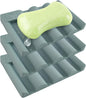 Silicone Soap Dish,Self Draining Soap Holder Perfect for Shower,Bathroom Sink,Kitchen Sink & Travel,Non-Slip Bar Soap Holder Extend Soap Life,Keep Soap Bars Dry & Easy Cleaning Green-3Pcs