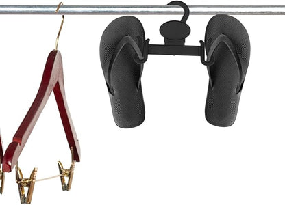 Luxshiny Shoe Drying Hanger 20pcs Slipper Hook Hangers Double Hook Organizer for Home and Shop