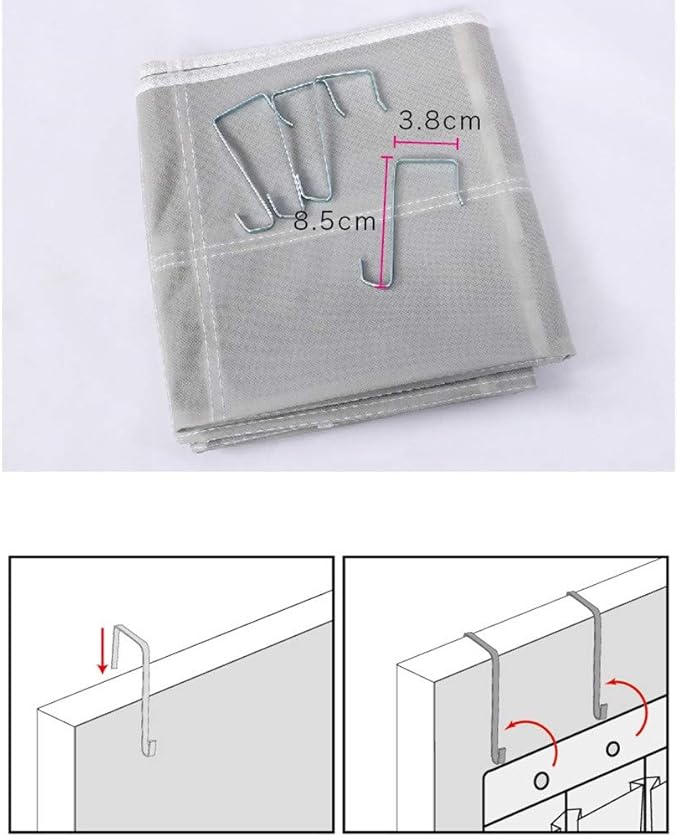 Over the Door Shoe Organizer, Hanging Shoe Rack for Door, Large Capacity Shoe Organizer Holder with 24 Large Pockets for Closet Storage, Clear Hanging Shoe Shelves Shoe Hanger Storage Organizer Bag (D)