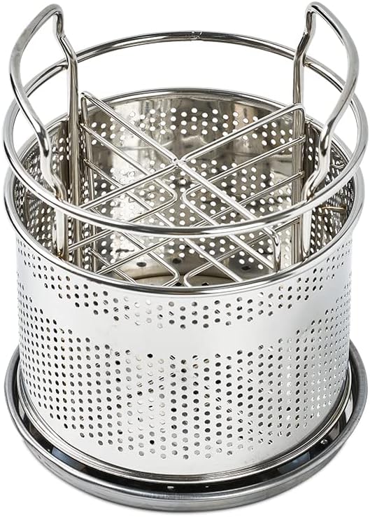 HOME&I Stainless Steel Silverware Drying Basket for Dish Rack, 4-Compartment Utensil Holder with Drain Board, Countertop Cutlery Caddy for Kitchen Sink & Dishwasher