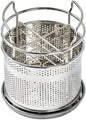 HOME&I Stainless Steel Silverware Drying Basket for Dish Rack, 4-Compartment Utensil Holder with Drain Board, Countertop Cutlery Caddy for Kitchen Sink & Dishwasher