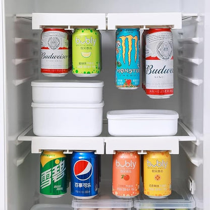 Hanging Soda Can Organizer Stacking Can Dispensers Refrigerator Hanging Storage Rack Beer Sorting and Storage Rack Beverage Storage Rack