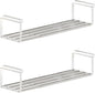 Expandable Shoe Rack Organizer - Adjustable Shoe Rack & Under Cabinet Shelf - for Shoe or Clothing Storage and Organization, Under Shelf Storage (Stainless,2Pcs)