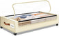 SpaceHacks Under Bed Storage with Wheels 1Pack Underbed Storage with Clear Window&Label Under Bed Drawers Large Capacity Rolling Under Bed Storage for Clothes,Shoes, Blankets (Beige)