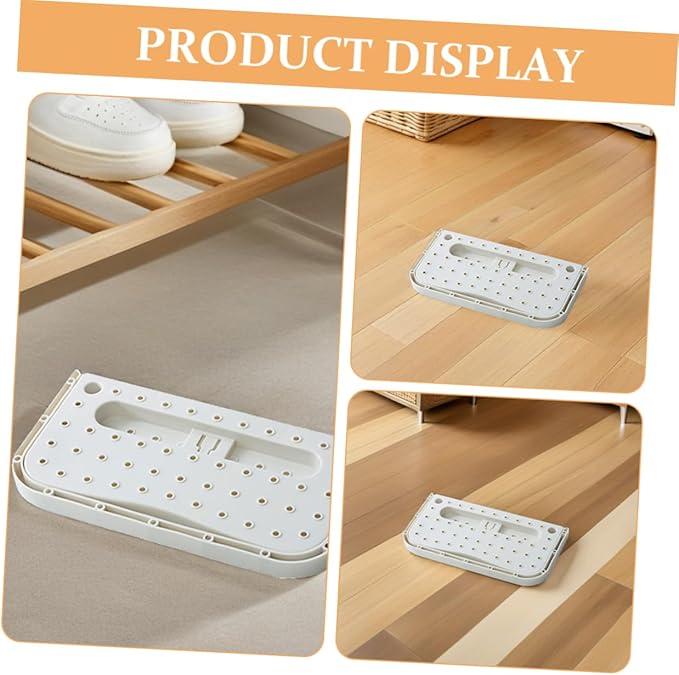 Healifty 2pcs Shoe Rack Hanging Wall Mounted Organizer No-drill Suction Cup -saving Wall-mounted Storage for Shoes Boots Slippers