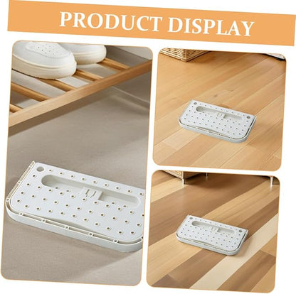 Healifty 2pcs Shoe Rack Hanging Wall Mounted Organizer No-drill Suction Cup -saving Wall-mounted Storage for Shoes Boots Slippers