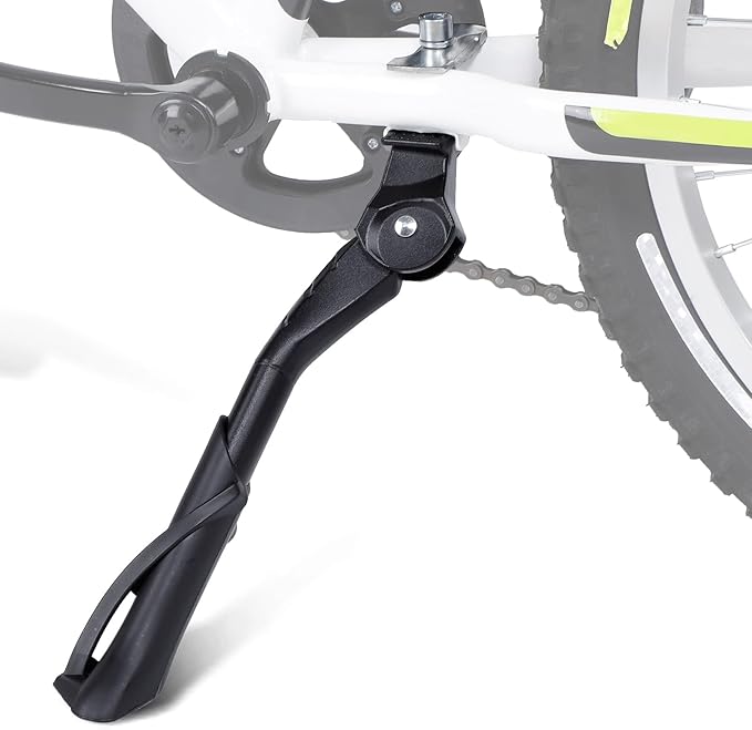 Cyfie Bike Kickstand for Kids Bike 18 20 22 inch Wheel, Center Mount Bicycle Kick Stand, Adjustable Child Kickstands for 18" 20" 22" Adult Mountain Road Bike