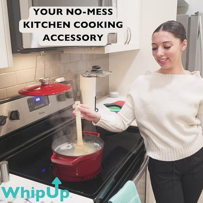 Magnetic Pot Lid Holder Organizer For Hood Vent - Keep Kitchen Counter Clean with Heavy Duty Hook Lid Holders and Spoon Rests for Use While Cooking; Stove Stand for Lids | Unique Kitchen Gadgets