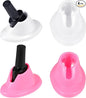 Gjinxi 4PCS Soft Rubber Nail Polish Bottle Holder, Nail Polishes Stand, Anti-spill Bottle Stand, Painting Manicure Display Tools, Non Tippable Nail Art Supplies, for Nail Polish Organizer Accessories