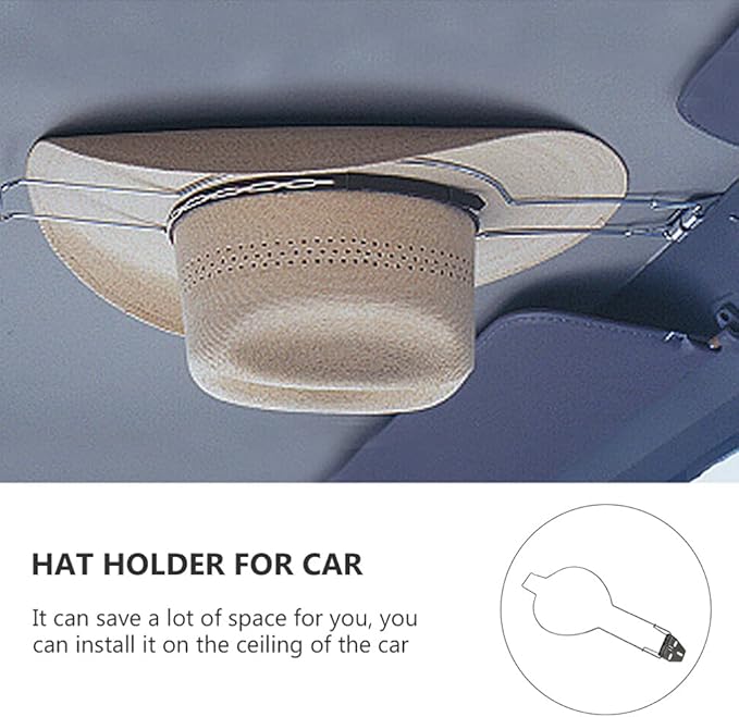 VOSAREA Hat Organizer Stand Multi- hat Rack for Truck Functional car Mounted Helmet Holder Punch- Rack for Rack for s car Shape Keeper