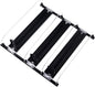 Self Pushing Soda Can Organizer: Fridge Drink Organizer with Automatic Pusher, Width Adjustable E for 12oz, 16oz, 20oz, 38cm (Black)