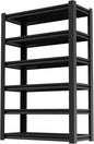 83" Garage Shelving Units and Storage 6 Tier,Heavy Duty Metal Shelves Adjustable,3600lbs Garage Storage Shelves,Sturdy Steel Utility Rack Industrial Tool Shelf for Basement Shop