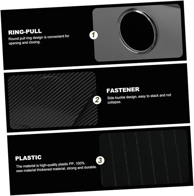 SOLUSTRE 6pcs Pp Material Sneaker Storage Boxes Shoe Organizers Entryway Shoe Storage