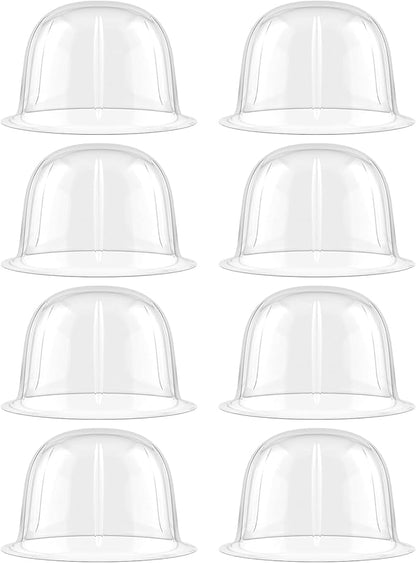 8Pcs Durable Hat Holders Plastic Hat Racks Practical Caps Stand Hat Holder for Travel Clothing Closet Hat Storage Supplies