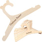 10Pcs Personalized Baby Hangers with Name, Custom Handcrafted Wooden Kids Hanger with Name, Non Slip Hangers for Gift for Teen, Boy, Girl (10Pcs)