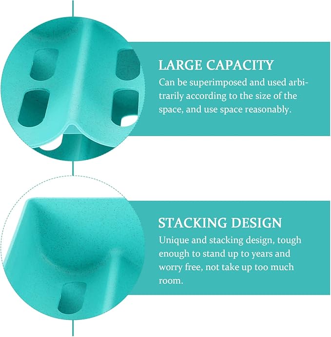 Cabilock 4pcs Stackable Beverage Rack Organizer Can Storage Racks for Kitchen Pantry Fridge for Soda Beer Wine and Drinks Maximizes Space Usage