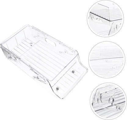 PRETYZOOM Multi-Function Can Organizer Fridge Drink Rack Soda Can Dispenser Easy Access Storage