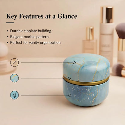 Magnetic Bobby Pin Holder, 2-in-1 Design Bobby Pins Collector and Storage, Hair Accessories Organizer, Magnetic Paper Clip Holder, Blue
