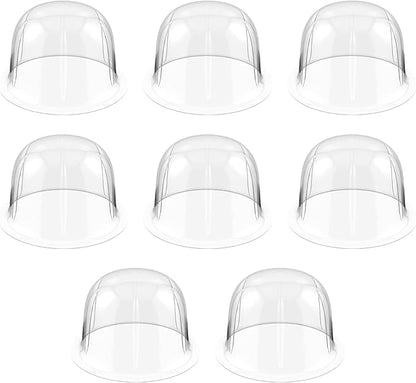 8Pcs Durable Hat Holders Plastic Hat Racks Practical Caps Stand Hat Holder for Travel Clothing Closet Hat Storage Supplies