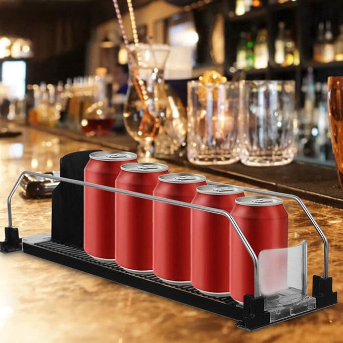 UPKOCH 2pcs Plastic Drink Replenishment Pusher for Fridge Automatic Beverage Dispenser Organizer for Easy Access for Kitchen and Party Use