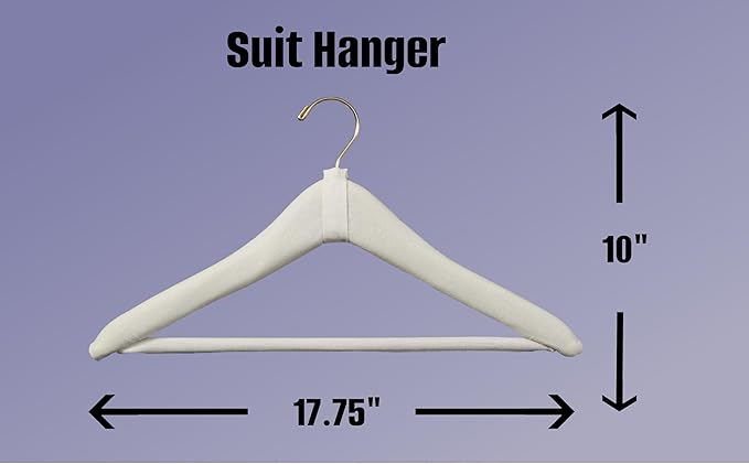 Foster-Stephens Acid-Free Muslin Hanger | Hanger for Suits