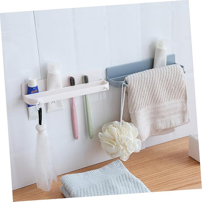 Ciieeo Wall-Mounted Shoes Rack Over The Door Organizer Sticky Hanging Strips for Slippers and Shoes Storage Random Color