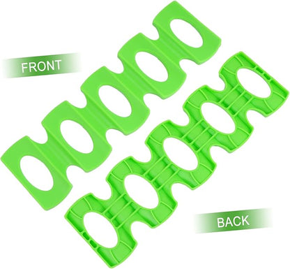 Garneck 4pcs Fridge Can Beverage Beer Rack Silicone Storage Holders Mats Can Mat Bottle Fridge Organizer for Alcohol