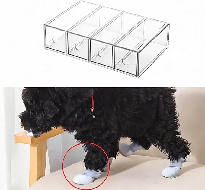 Dog Shoe Rack Stackable Large Capacity Multifunctional Clear Shoe Hanger Cabinet for Rain Boots Dormitory