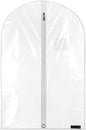 HANGERWORLD Clear 30inch Kids Clothes Carry Cover Protector Bags Baby Toddler - Showerproof, Acid Free, Transparent