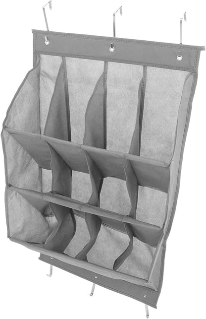 IMIKEYA Over Door Shoe Organizer Breathable Hanging Storage Rack for Boots Heels Slippers for Narrow Doors Spaces Design