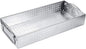 Large Silverware Drawer Organizer, 304 Stainless Steel Mesh Utensil Organizer for Kitchen Drawers Organizer Metal Flatware Tray for Knives, Spoons,Cosmetic - 12.0x5.5X2.0 Inch