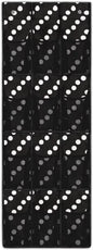 12-Pocket Waterproof Oxford Cloth Storage Hanging Bag Behind The Door, Foldable Large Capacity Organizer for Bathroom Closet Bedroom and Pantry Door, Dots Print Black