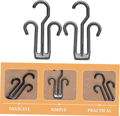 OUNONA 50pcs Multi-Functional Hanging Shoe Rack for Travel and Home Use Portable Slipper Hanger for Sandals and Shoes Lightweight Organizer for Drying Outdoor and Indoor Settings